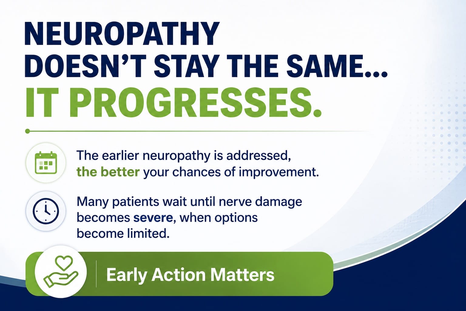 Neuropathy doesn’t stay the same